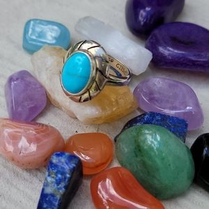 💖HP💖 Sterling silver turquoise ring